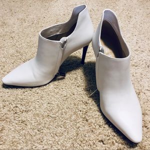 White Michael Kors 3” Stiletto Booties
